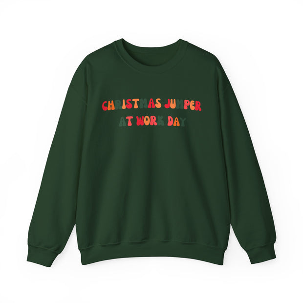 Christmas Jumper at work day sweatshirt