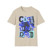 Cash is not dead blue unisex Crewneck t shirt