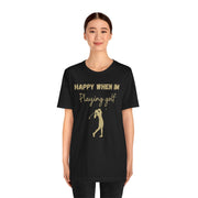 Ladies Golf Crewneck T shirt