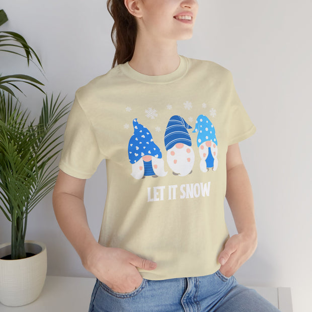 Gonks let it snow t shirt