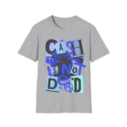 Cash is not dead blue unisex Crewneck t shirt