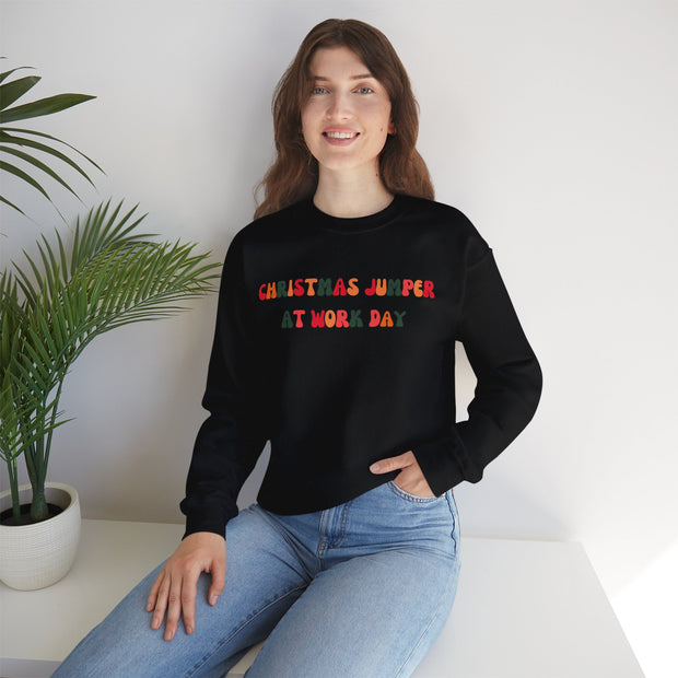 Christmas Jumper at work day sweatshirt
