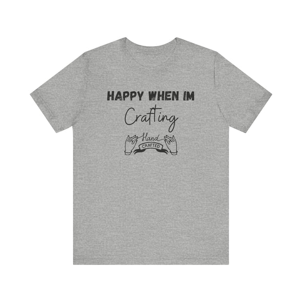 Hand made crafting T shirt birthday gift for Crafting mum, Crafting t shirt gift for Christmas Crafters