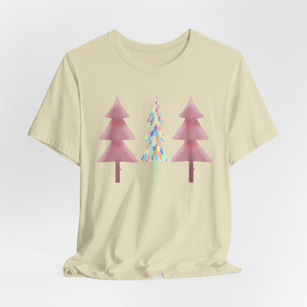 Christmas trees Pastel t shirt