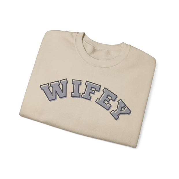 Wifey Charcoal font sweatshirt, Trendy Wifey Valentines gift, Engagement present for Bride, Brides jumper, wedding gift for bride,