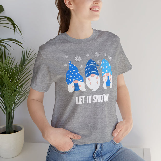 Gonks let it snow t shirt