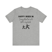 Martial Arts with Kids Crewneck t shirt, Gift for Martial Arts Mums and Dads, Karate club tee, Junior Martial Arts Instructor gift