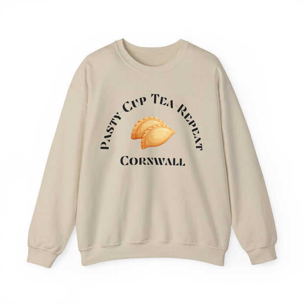Pasty cup tea repeat Crewneck Sweatshirt