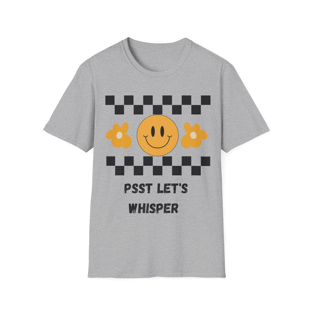 Gamer tshirt Psst lets whisper, unisex gamer T shirt, whispering gamer gift, gift for teenager,Game on tee, Gamer comfort t shirt