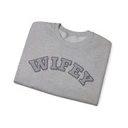 Wifey Charcoal font sweatshirt, Trendy Wifey Valentines gift, Engagement present for Bride, Brides jumper, wedding gift for bride,