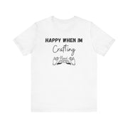 Hand made crafting T shirt birthday gift for Crafting mum, Crafting t shirt gift for Christmas Crafters