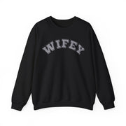 Wifey Charcoal font sweatshirt, Trendy Wifey Valentines gift, Engagement present for Bride, Brides jumper, wedding gift for bride,