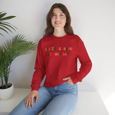 Christmas Jumper at work day sweatshirt