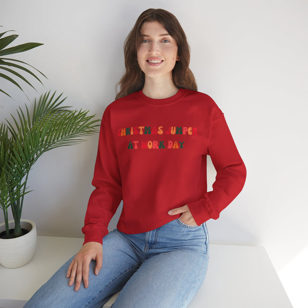 Christmas Jumper at work day sweatshirt