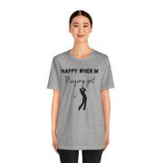 Mens Golf Crewneck t shirt, Golf gift for men, Golf slogan TShirt, Golf swing graphic shirt, Giolf Driving range practice tee for him,