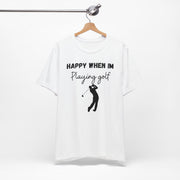 Mens Golf Crewneck t shirt, Golf gift for men, Golf slogan TShirt, Golf swing graphic shirt, Giolf Driving range practice tee for him,