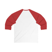 Merry Santa Unisex 3\4 Sleeve Baseball Tee. Singing Santa  Merry Christmas Base ball tshirt, two tone Christmas baseball t shirt