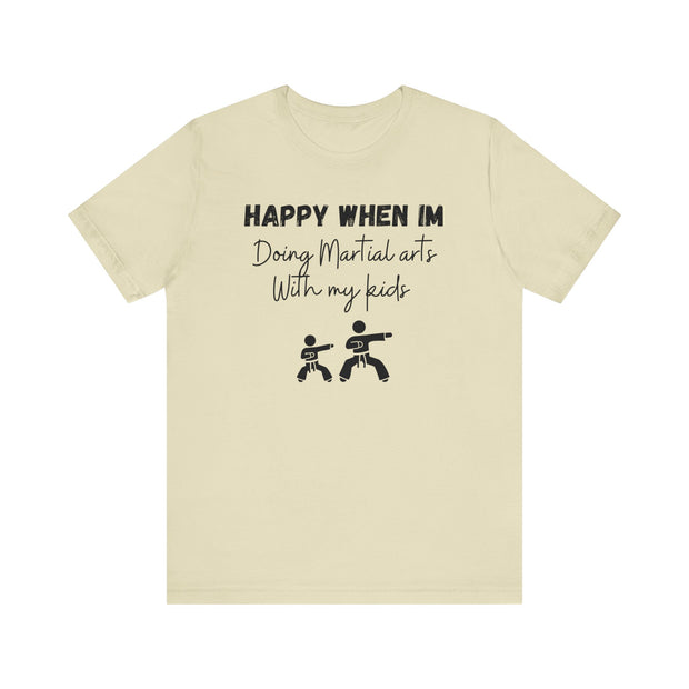 Martial Arts with Kids Crewneck t shirt, Gift for Martial Arts Mums and Dads, Karate club tee, Junior Martial Arts Instructor gift
