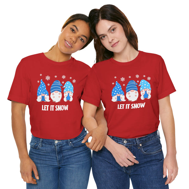 Gonks let it snow t shirt