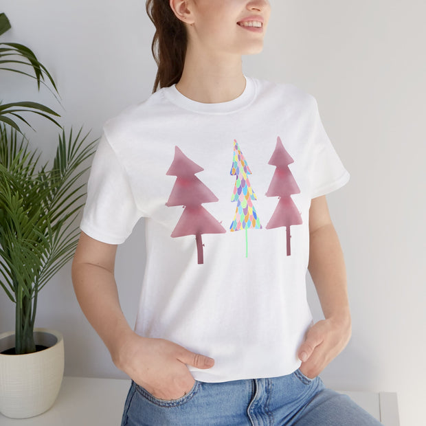 Christmas trees Pastel t shirt