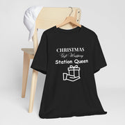 Christmas wrapping Queen t shirt