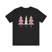 Christmas trees Pastel t shirt