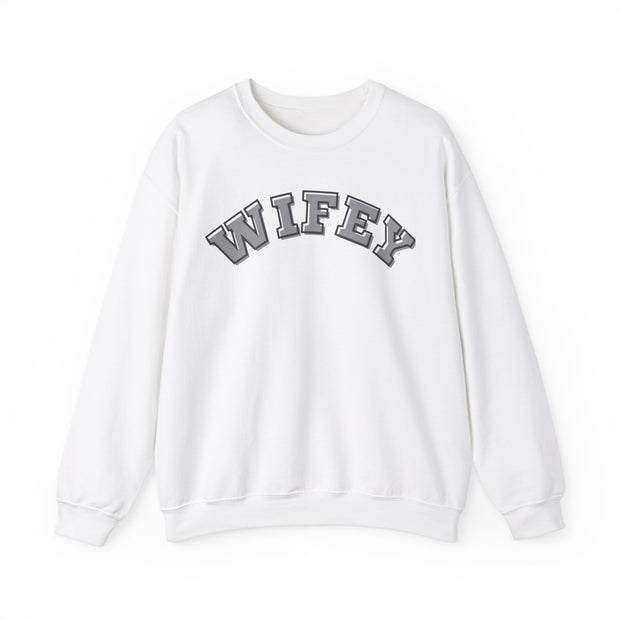 Wifey Charcoal font sweatshirt, Trendy Wifey Valentines gift, Engagement present for Bride, Brides jumper, wedding gift for bride,