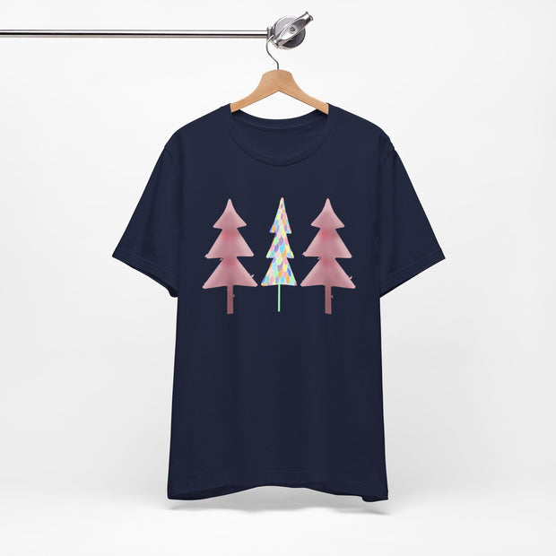Christmas trees Pastel t shirt