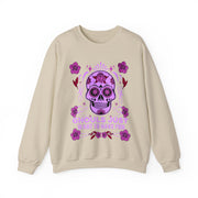 Copy of Skull sweatshirt halloween and beyond, cute ladies Halloween sweatshirt Crewneck Sweatshirt