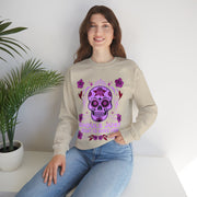 Copy of Skull sweatshirt halloween and beyond, cute ladies Halloween sweatshirt Crewneck Sweatshirt