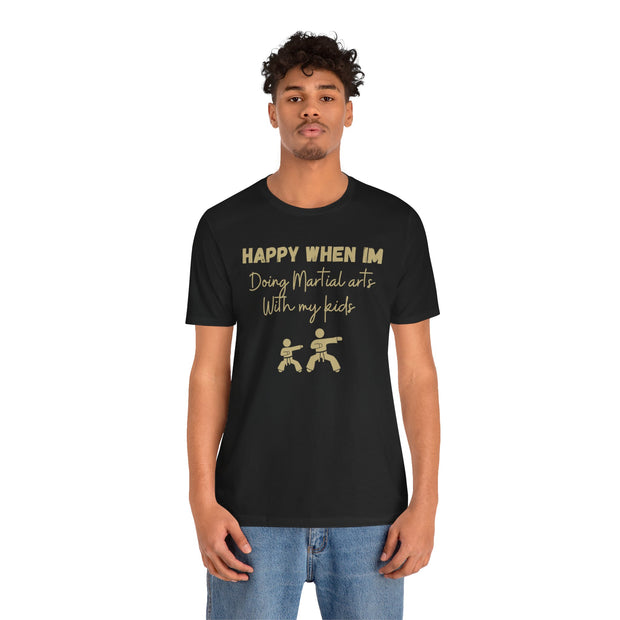 Martial Arts with Kids Crewneck t shirt, Gift for Martial Arts Mums and Dads, Karate club tee, Junior Martial Arts Instructor gift