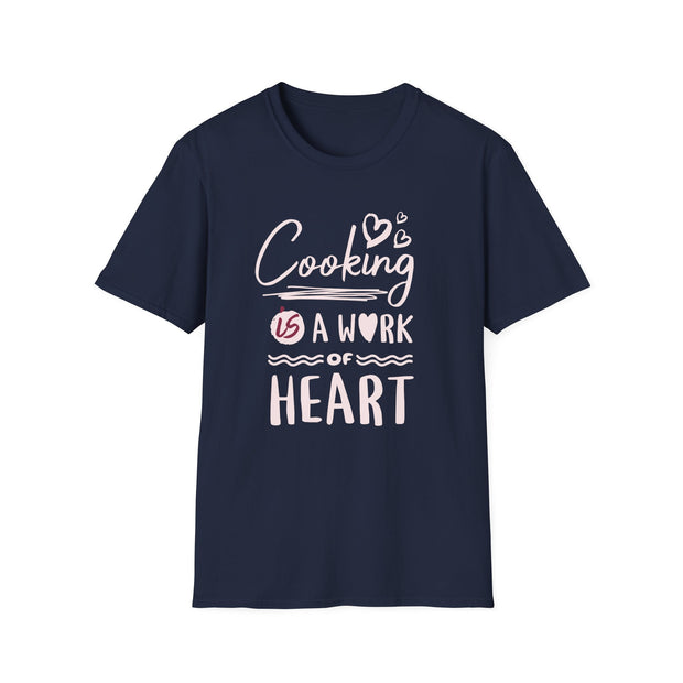 Cooking is a work of Art unisex Crewneck tshirt gift for Christmas