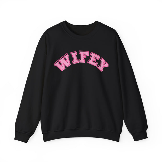 Wifey Valentines matching sweatshirt, Girlfriend gift , Engagement present, Couples wifey hubby  jumper, Honeymoon going away outfit