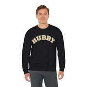 Hubby Valentine Crewneck Sweatshirt, Couples Anniversary jumper ,Trendy Hubby Unisex Husband Gift, Engagement Present,  Husband Honeymoon