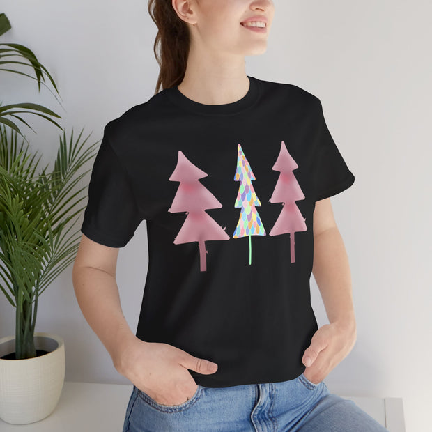 Christmas trees Pastel t shirt