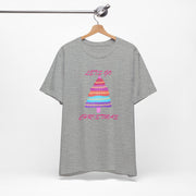 Lets go Christmas pastel t shirt