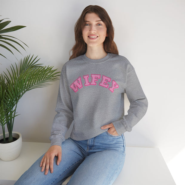 Wifey Valentines matching sweatshirt, Girlfriend gift , Engagement present, Couples wifey hubby  jumper, Honeymoon going away outfit