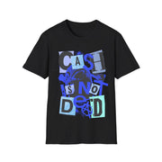 Cash is not dead blue unisex Crewneck t shirt