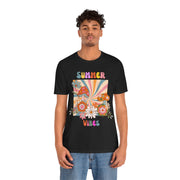 Floral retro summer vibes t shirt
