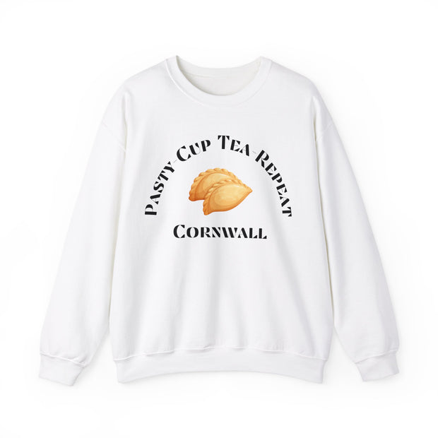 Pasty cup tea repeat Crewneck Sweatshirt