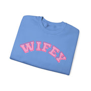 Wifey Valentines matching sweatshirt, Girlfriend gift , Engagement present, Couples wifey hubby  jumper, Honeymoon going away outfit