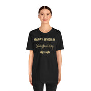 Gym Weight lifting Strength Training Tshirt for work out sessions and Gifting Fitness mindful couples,New Years Resolution Gym Gift
