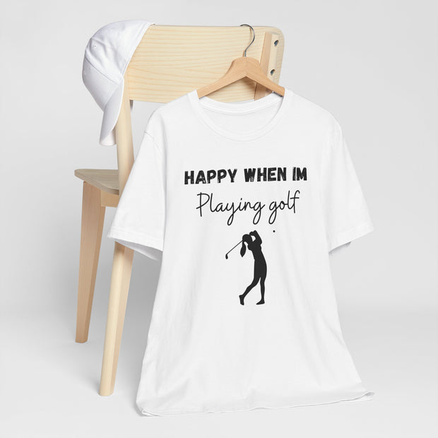 Ladies Golf Crewneck T shirt