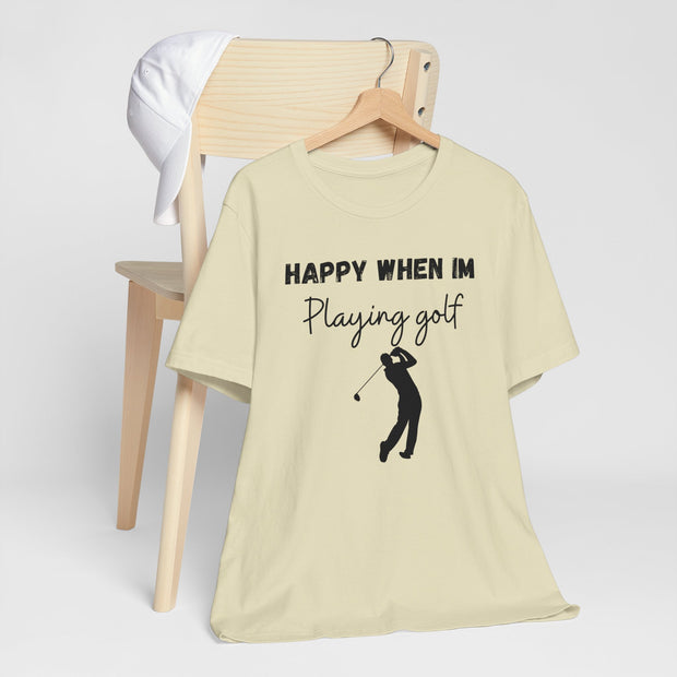 Mens Golf Crewneck t shirt, Golf gift for men, Golf slogan TShirt, Golf swing graphic shirt, Giolf Driving range practice tee for him,