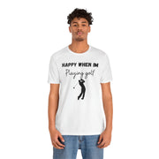Mens Golf Crewneck t shirt, Golf gift for men, Golf slogan TShirt, Golf swing graphic shirt, Giolf Driving range practice tee for him,