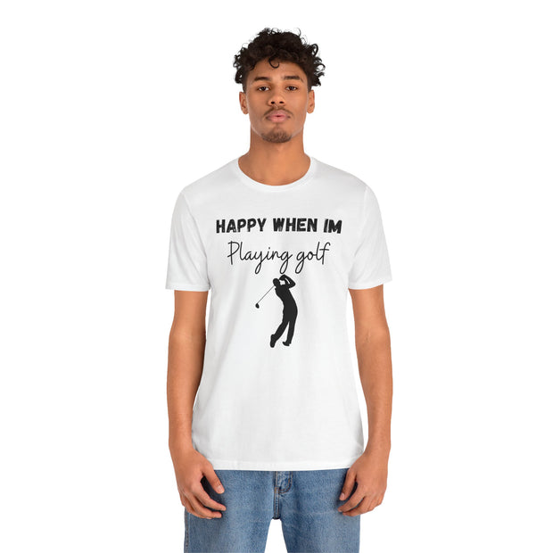 Mens Golf Crewneck t shirt, Golf gift for men, Golf slogan TShirt, Golf swing graphic shirt, Giolf Driving range practice tee for him,