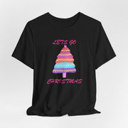 Lets go Christmas pastel t shirt