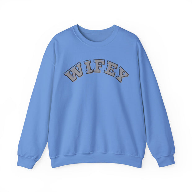 Wifey Charcoal font sweatshirt, Trendy Wifey Valentines gift, Engagement present for Bride, Brides jumper, wedding gift for bride,