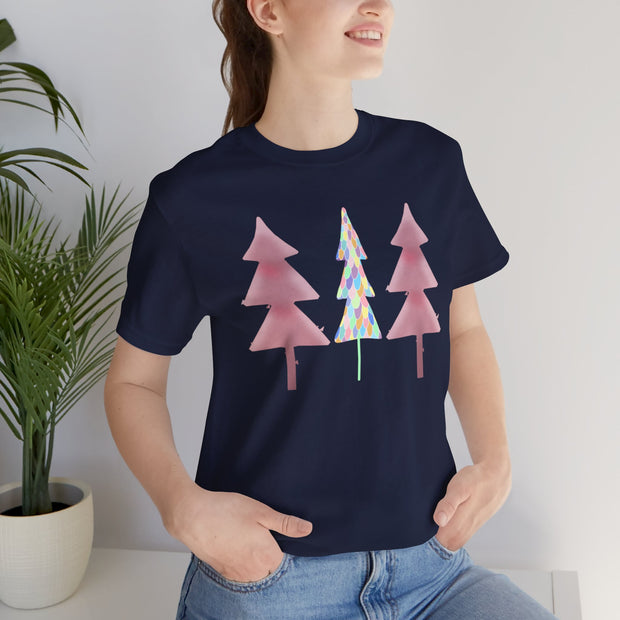 Christmas trees Pastel t shirt