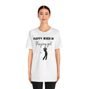Mens Golf Crewneck t shirt, Golf gift for men, Golf slogan TShirt, Golf swing graphic shirt, Giolf Driving range practice tee for him,